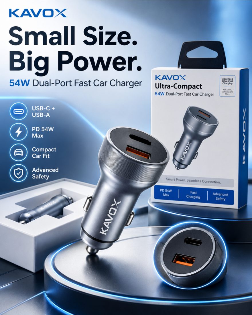 54W car charger